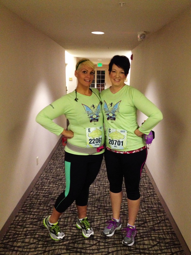 Me and BFF Jill right before we left for my first half marathon ever!